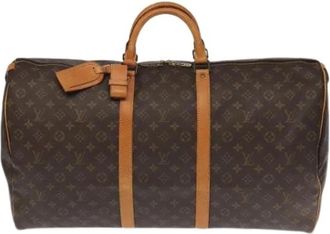 Louis Vuitton Pre-owned Keepall bag - unisex - Vintage Weekendtas - Bruin - ONE Size - Leer - Vintage