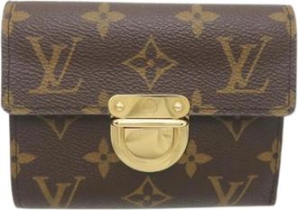 Louis Vuitton Pre-owned Vintage Tri-fold Wallet - Dames - Vintage Accessoires - Bruin - ONE Size - Vintage