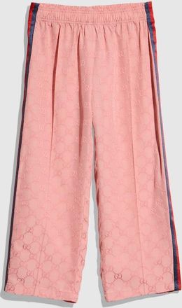 Gucci Kids - GG Viscose Pants, Pink, Ready-to-wear