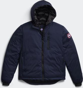Canada Goose Manteau &agrave; capuchon Lodge (Hommes, Atlantic Nvy, TP)