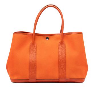 Herm&egrave;s Pre-owned Hermes Toile and Negonda Garden Party 36 Ladies Q3WPX9MKC4J4K5WL