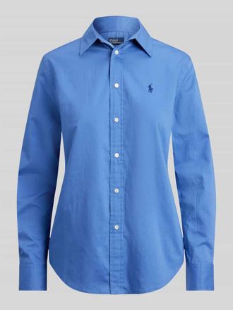 Polo Ralph Lauren Slim Fit Hemdbluse aus reiner Baumwolle in Royal, Gr&ouml;&szlig;e XL