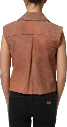 Lamberto Petri Top multi Gradient Crochet Shawl Cardigan Womens Women (Pre-Owned)