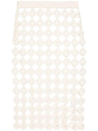 Wales Bonner Stanza Knit Skirt Clothing