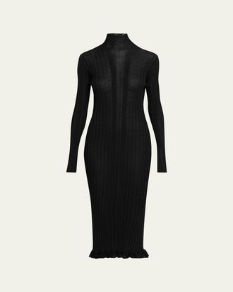 Proenza Schouler Monet Dress in Fine Bobble Knit