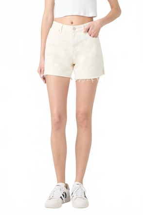 Blank NYC Womens Slits Pockets Shorts In Natural Denim