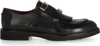 Fred De La Bretoniere Leren Paris Jay Laarzen - Dames - Platte Schoenen - Zwart - 38 EU - Schoenen