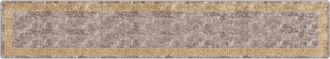 vidaXL Pasillo De Alfombra Marsa Gris 80 X 450 Cm Poli&eacute;ster Y Pvc Vidaxl