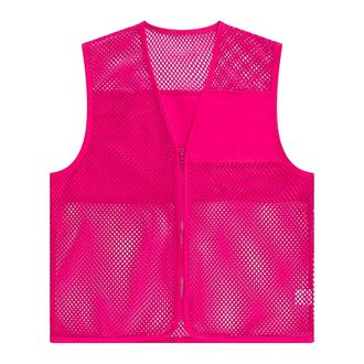 Generic Mens Lightweight Mesh Vest - Sleeveless Zipper Utility Gilet with Breathable Design, Multiple Functional Pockets, Durable Fabric Outdoor Vest for Runn