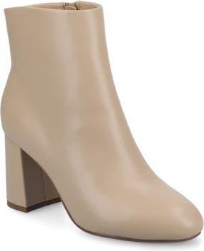 Journee Collection Kit Ankle Boot in Taupe at Nordstrom Rack, Size 9.5