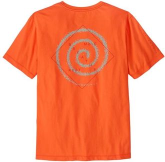 Patagonia Multi-Pitch T-Shirt T-Shirt f&uuml;r Herren | rot/orange
