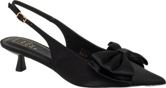 Shushop Nora Slingback Kitten Heel Pump in Black at Nordstrom, Size 7.5
