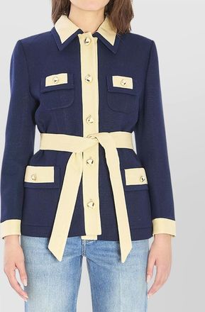 Valentino Garavani tailored jacket featuring integrated belt