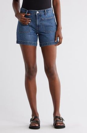 Lucky Brand 90s Patch Pocket Midi Shorts in Calming Spring at Nordstrom Rack, Size 27
