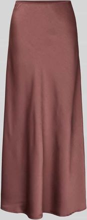Neo Noir Neo Noir Maxirock aus Satin mit elastischem Bund Modell Vicky in Altrosa, Größe 34