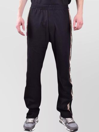 Dsquared2 elastic waistband trousers with side stripe detail