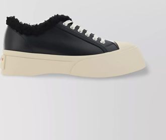 Marni leather low-top sneakers
