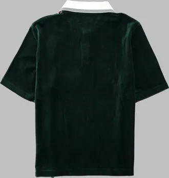 Casablanca Velvet Logo Polo Shirt - Green