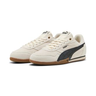 Puma Sneaker PUMA BELLA DONNA SD, Damen, Gr. 40,5, schwarz (alpine snow, puma schwarz), Leder, unifarben, Schuhe Sneaker