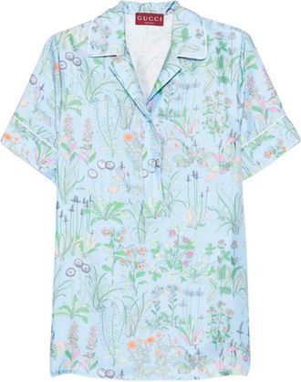 Gucci Heritage Dragonfly Print Shirt