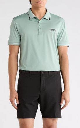 BOSS Paul Pro Polo in Open Green at Nordstrom Rack, Size X-Large