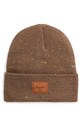 Herschel Elmer Marled Knit Beanie in Bison at Nordstrom