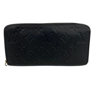 Louis Vuitton Pre-owned Wallets, female, Black, Size: ONE SIZE Pre-owned Zippy Wallet