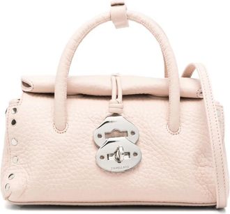Zanellato Dotta Centauro shopper met studs - Roze