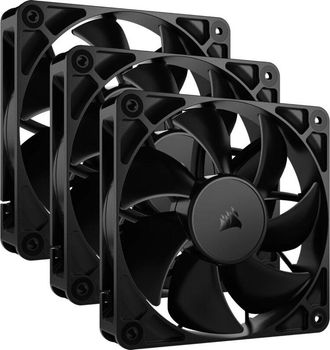 OEM Corsair Rs120 Carcasa Del Ordenador Ventilador 12 Cm Negro 3 Pieza(s)