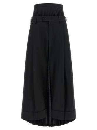 Junya Watanabe Womens Pleated Pants