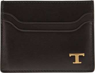 Tod's Tods Leather Card Holder With Logo