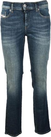Diesel Katoenmix Slim Fit Jeans - Dames - Slim Fit Jeans - Blauw - W31 - Katoen - Jeans