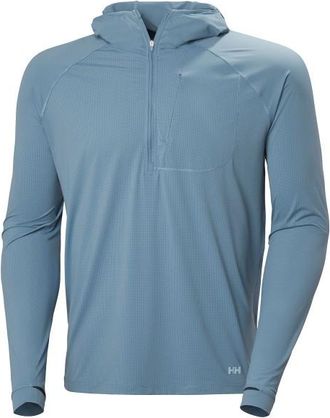 Helly Hansen Shine Solen 1/2 Zip Hoodie Funktionsshirt f&uuml;r Herren | blau