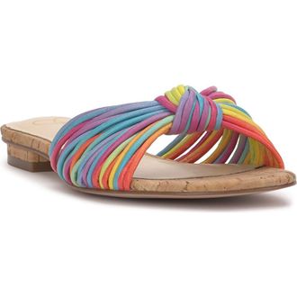 Jessica Simpson Dydra Slide Sandal in Blue Multi at Nordstrom Rack, Size 6.5