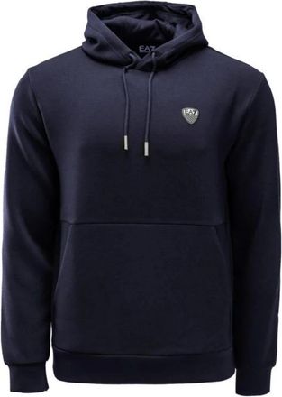 Emporio Armani Hoodie - Heren - Hoodies - Blauw - 2XL - Polyester - Hoodies & sweatvesten