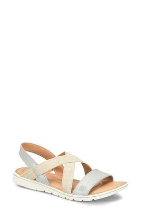 B&oslash;rn Barbe Strappy Sandal in Blue Combo at Nordstrom Rack, Size 10