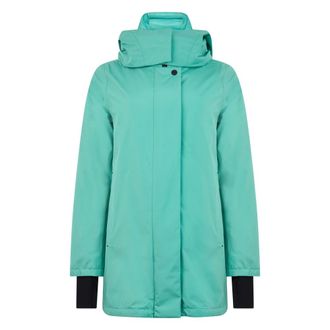 Herno Jassen, Dames, Blauw, S, Polyester, Hooded Jacket