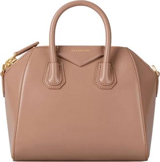Givenchy Tassen, Dames, Roze, ONE Size, Katoen, Mini Antigona Bag