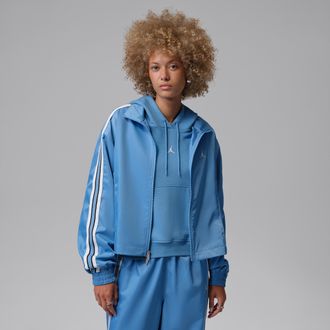 Nike Jordan Womens Jordan Brooklyn Track Jacket in Blue | IM6841-489