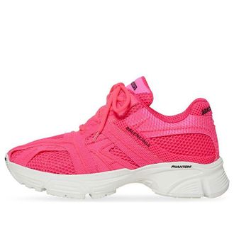 Balenciaga (WMNS) Balenciaga Phantom Sneakers Fluorescent Pink Mesh 679339W2E975590