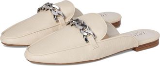 Journee Collection Hazina Womens Flat Shoes Ivory : 8.5 M, Faux Leather