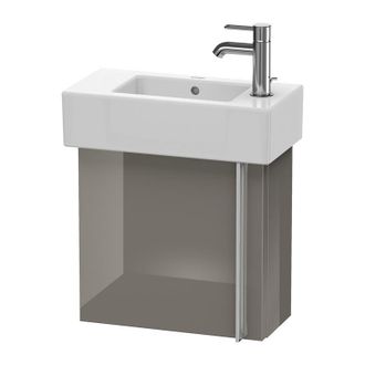 Duravit M&oacute;dulo Mural Duravit Vero 6270, Con 1 Puerta, Bisagra De Puerta A La Izquierda, 450 Mm, Color (frente/cuerpo): Laca De Color Gris Franela De Alto Bril