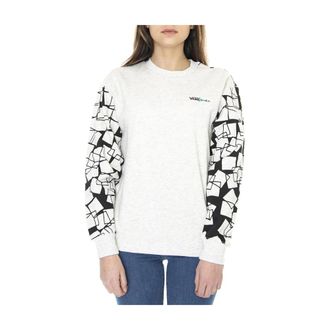 Vans Crewneck Sweatshirt - Dames - Sweatshirts - Wit - S - Katoen - Hoodies & sweatvesten