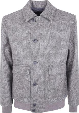 Herno Classic Sport Jacket - Heren - Bomber jackets - Grijs - L - Jassen