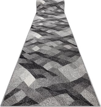 RugsX Rugsx - Alfombra De Pasillo Silver Palanga Gris 100 Cm Grey 100x1000 Cm