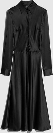 Gucci Silk Satin Dress, Black