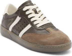 J/Slides Hunter Leather Sneaker in Mid Brown at Nordstrom Rack, Size 6.5
