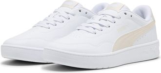 Puma Sneaker PUMA COURT LALLY, Damen, Gr. 37,5, puma wei&szlig;, alpine snow, Synthetik, Schuhe Sneaker