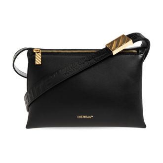 Off-white Shoulder Bags, female, Black, Size: ONE SIZE Sandbag 404 Bag