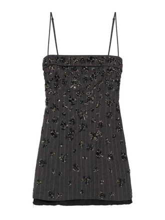 Jonathan Simkhai Anden Embellished Mini Dress